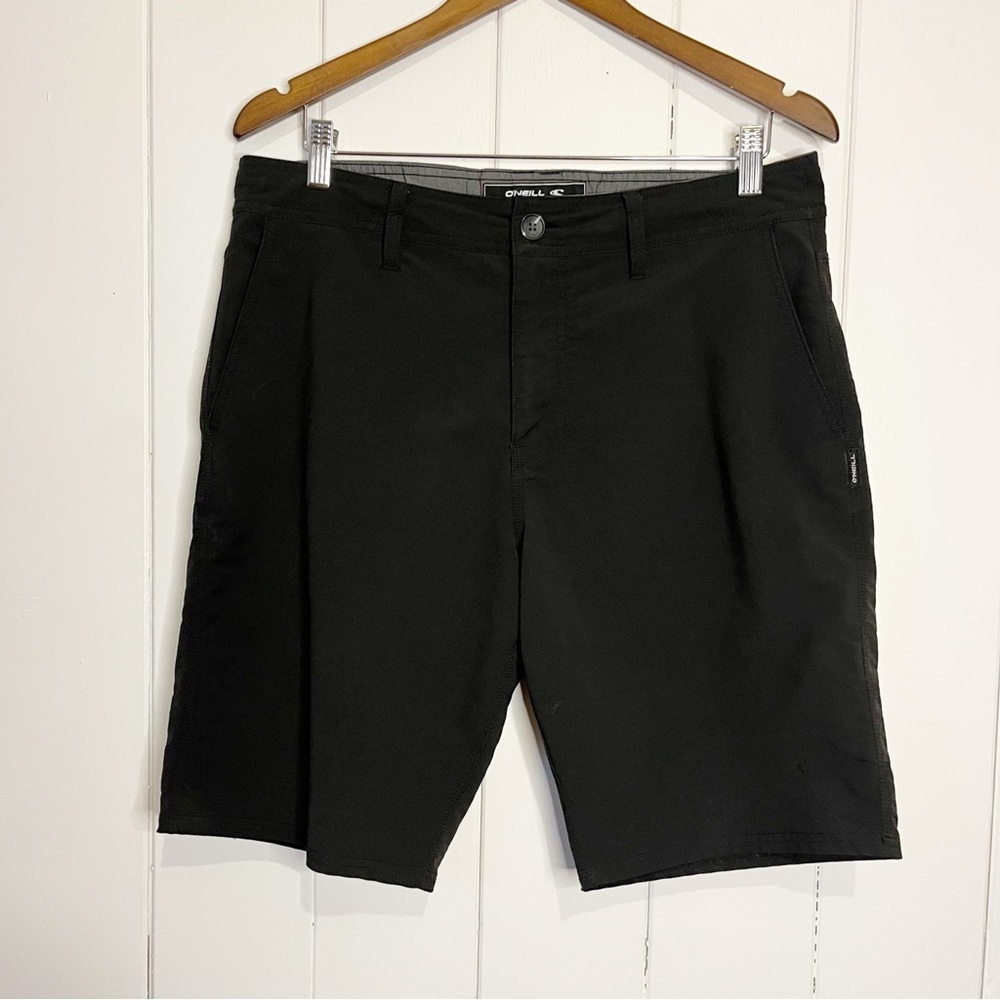 O'Neil Hybrid Hyper Dry Black Shorts. Size 32.